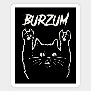 burzum metal cat Sticker